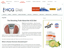 Tablet Screenshot of hcg-diet.com